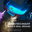 Q206 Style B Smart RC Car with Light and Spray Simulated Racing Vehicle , Handheld Remote + Watch Remote - Blue - 5