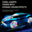Q206 Style B Smart RC Car with Light and Spray Simulated Racing Vehicle , Handheld Remote + Watch Remote - Blue - 6