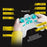 Q206 Style B Smart RC Car with Light and Spray Simulated Racing Vehicle , Handheld Remote + Watch Remote - Blue - 7