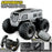 Q210 4WD Climbing Amphibious Off Road Crawler Car Remote Control Toy Vehicle, Single Battery / Dual Controller - Silver - 2