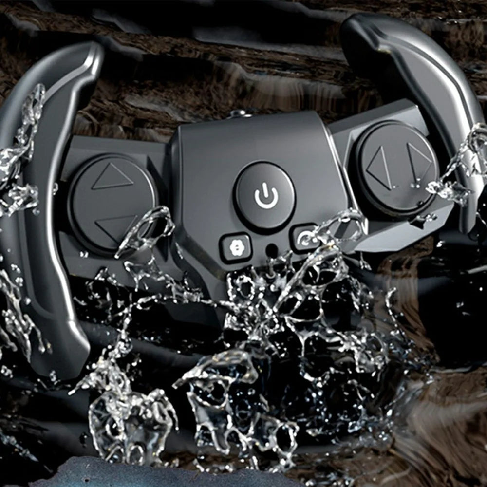 Q210 4WD Climbing Amphibious Off Road Crawler Car Remote Control Toy Vehicle, Dual Battery / Dual Controller - Silver - 4