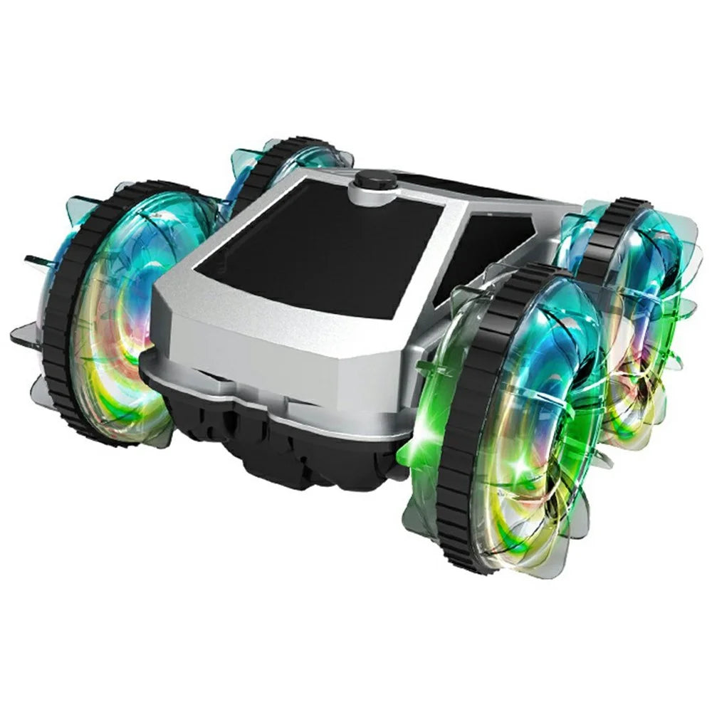 CV-B904 2.4G Amphibious Stunt Car Toy RC Vehicle Double-Sided Driving Water Surface Drifting Off-Road Rolling Gesture Control Toy, Single Remote - 1
