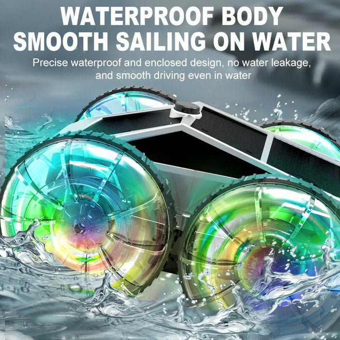 CV-B904 2.4G Amphibious Stunt Car Toy RC Vehicle Double-Sided Driving Water Surface Drifting Off-Road Rolling Gesture Control Toy, Single Remote - 4