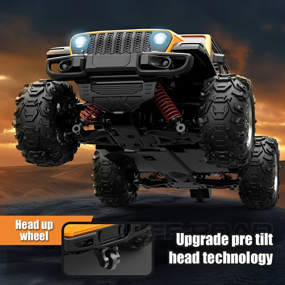 BG1550 1:20 Scale RC Truck 4WD High Speed Off-Road Vehicle Electric Climbing Remote Car Model Toy - Grey - 3