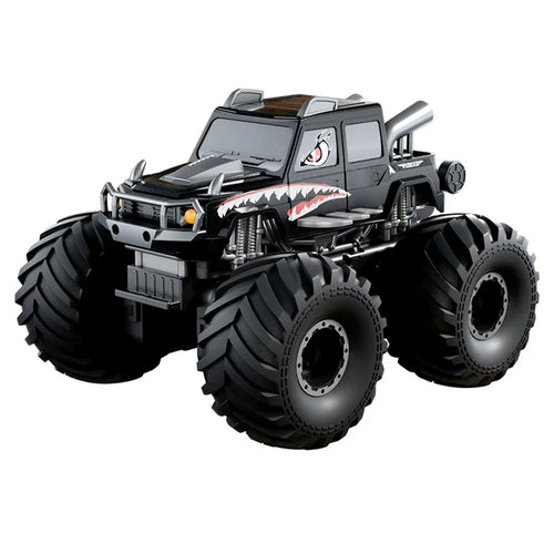 Q215 Single Control Cartoon Monster RC Car 4WD Off Road Amphibious Crawler Vehicle Remote Control Toy - Black - 1