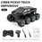 Q218 8WD Amphibious RC Car Waterproof 2.4G Remote Control Off-Road Crawler Vehicle, Single Battery - Black - 7