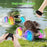 YL-125 2.4G RC Amphibious Dinosaur Car 360 Degree Rotation 4WD Stunt Vehicle with Water Spray Crawler Toy - Green - 3