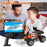 KY-S208B High Speed Drift Remote Control Off-Road Vehicle 1:18 RC Racing Car with LED Headlights - Orange - 3