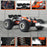 KY-S208B High Speed Drift Remote Control Off-Road Vehicle 1:18 RC Racing Car with LED Headlights - Orange - 6