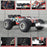 KY-S209B 18KM / H High Speed RC Drift Car with LED Headlights 1:18 2.4G Remote Control Racing Vehicle - Red - 6