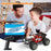 KY-S210B 1:18 RC Car with Front and Roof LED Light Remote Control High Speed Drift Off-Road Vehicle - Red - 3