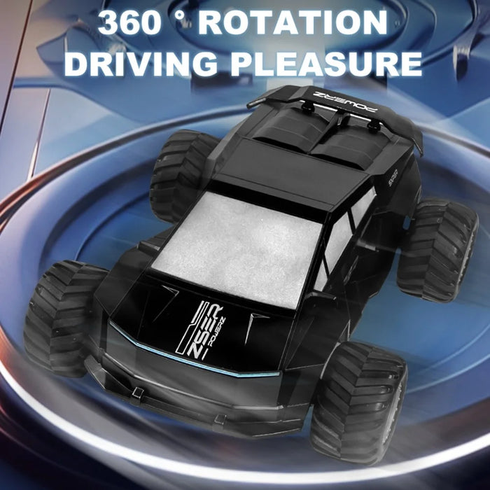Q212 4WD Amphibious 2.4G RC Car 360 Degree Rotation Off Road Vehicle with Remote Control, 1 Battery - Silver - 6