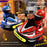 JXH111-429A 2Pcs 2.4G Remote Control Battle Bumper Car Parent-Child Interactive Car Toy - Red + Blue - 2