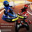JXH111-429A 2Pcs 2.4G Remote Control Battle Bumper Car Parent-Child Interactive Car Toy - Red + Blue - 4