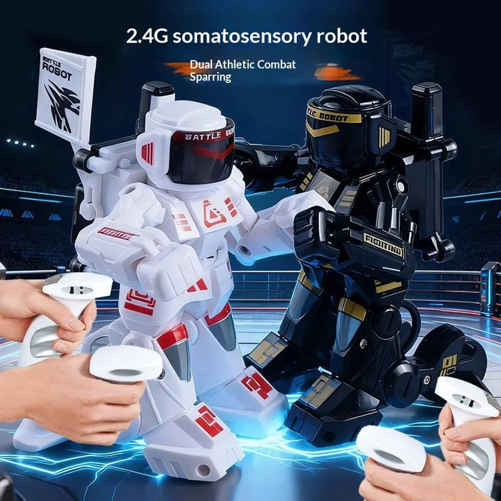 777-615 2.4G Remote Control Battle Robot Fighting Robot with Somatosensory Control Interactive Toy - Black - 3