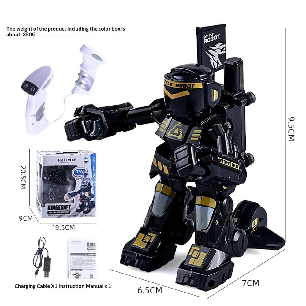 777-615 2.4G Remote Control Battle Robot Fighting Robot with Somatosensory Control Interactive Toy - Black - 5