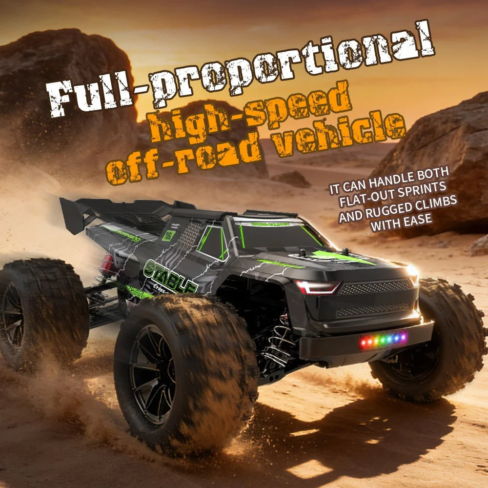 C8831 1:14 RC Car 4WD 35km/h High Speed All Terrain Drift Climbing Off Road Vehicle with Dual LED Light - Red - 2