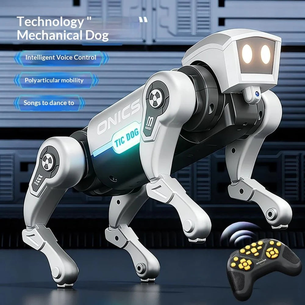 H321-397 Electric AI Smart Voice Control Robot Dog Remote Control Programmable Multi-Function Electronic Pet Kids Toy - 3