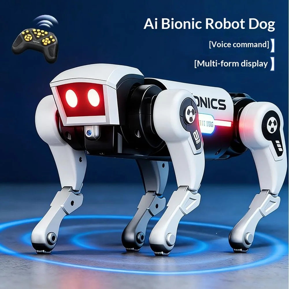 H321-397 Electric AI Smart Voice Control Robot Dog Remote Control Programmable Multi-Function Electronic Pet Kids Toy - 4