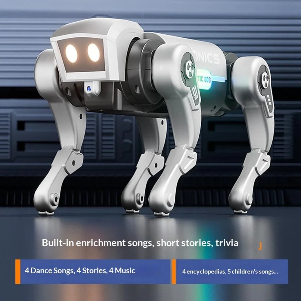 H321-397 Electric AI Smart Voice Control Robot Dog Remote Control Programmable Multi-Function Electronic Pet Kids Toy - 7