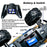 UJ99-Y120 RC Car Off-Road 1:12 Scale 2.4G Remote Control Racing Car 18KM / H High Speed Climbing Monster Truck for Kids - Orange - 6