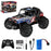 UJ99-Y121 1:12 Scale RC Car 2.4G Remote Control Off-Road Climbing Vehicle with Music Climbing Monster Truck for Kids - Blue - 1