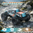 UJ99-Y122 RC Car 1:12 Scale Off-Road Remote Control Climbing Car 2.4G High Speed 18KM / H Music LED Monster Truck for Kids - Blue - 2