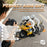 UJ99-MT05 1 / 8 Scale RC Motorcycle 2.4G Remote Control Motorbike RC Toy with LED Light Sound for Kids - Yellow - 4