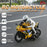 UJ99-MT05 1 / 8 Scale RC Motorcycle 2.4G Remote Control Motorbike RC Toy with LED Light Sound for Kids - Yellow - 5