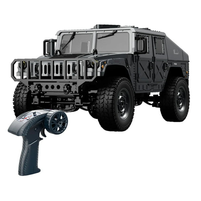 C8835 RC Crawler Car 2.4GHz Remote Control Metal Chassis LED Lights Off-Road Climbing Car for Outdoor - Black - 1