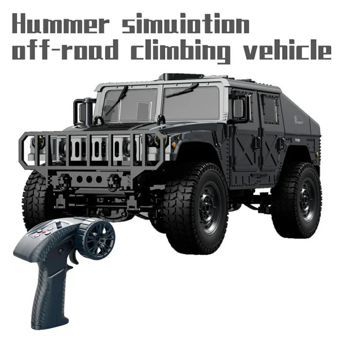 C8835 RC Crawler Car 2.4GHz Remote Control Metal Chassis LED Lights Off-Road Climbing Car for Outdoor - Black - 2