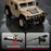C8835 RC Crawler Car 2.4GHz Remote Control Metal Chassis LED Lights Off-Road Climbing Car for Outdoor - Black - 5