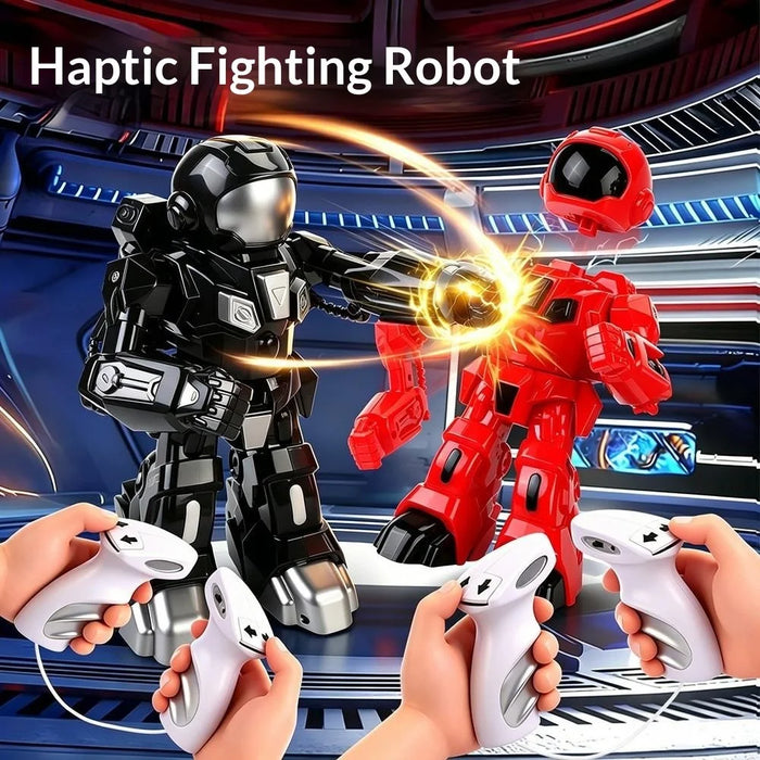 777-625 2.4G Dual Battle System Motion-Sensing Remote Control Boxing RC Robot Toy Interactive Fighting Robot for Kids 8+ - Red - 4