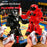 777-625 2.4G Dual Battle System Motion-Sensing Remote Control Boxing RC Robot Toy Interactive Fighting Robot for Kids 8+ - Red - 7