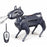 1028K-1 Kids Remote Control Spray Robot Dog Electronic Walking Mechanical Pet Toy With LED Light - Black - 1