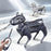 1028K-1 Kids Remote Control Spray Robot Dog Electronic Walking Mechanical Pet Toy With LED Light - Black - 3