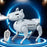 1028K-1 Kids Remote Control Spray Robot Dog Electronic Walking Mechanical Pet Toy With LED Light - Black - 7