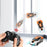GOLD LIGHT 777-617 Mini 2.4G 4WD Wall Climbing RC Car with LED Light - Orange - 1