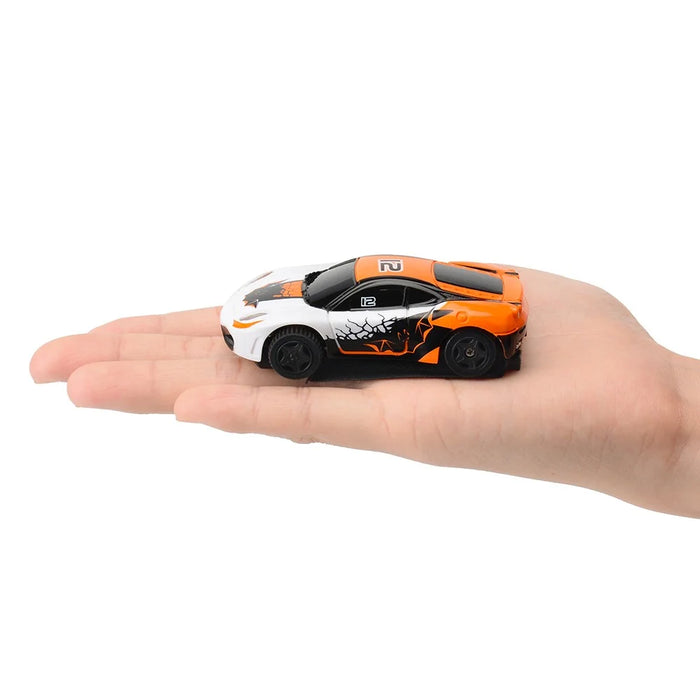 GOLD LIGHT 777-617 Mini 2.4G 4WD Wall Climbing RC Car with LED Light - Orange - 4