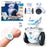 BG1526 Watch-worn Remote Intelligent Robot 2.4G RC Toy with LED Light - 2