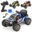 20km/h 1:18 2.4G Remote Control Car RC Electric Monster Truck Off-Road Vehicle - Blue - 3