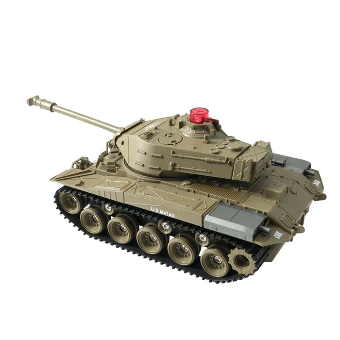 RC Tank Car 2.4G Remote Control Tank Simulation Remote Control Tank Toy for Kids Gifts - Green - 3