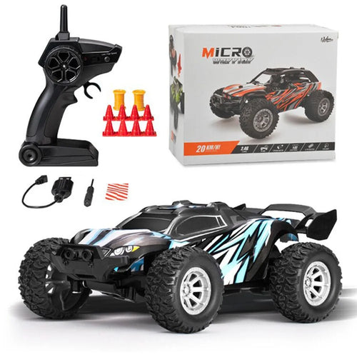 1:32 2.4G RC Car Electric Drifting RC Car Stunt Vehicles with LED Light - Blue - 1