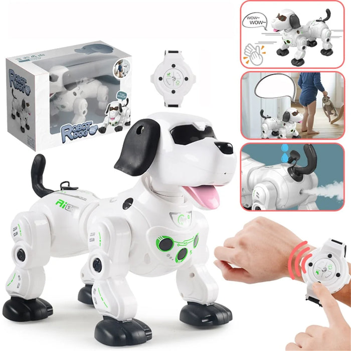 Smart Robot Dog 2.4G Wireless Remote Control Intelligent Talking Robot Dog Interactive Electronic Toy - 2
