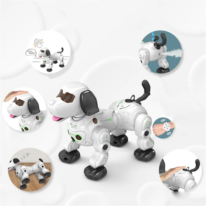 Smart Robot Dog 2.4G Wireless Remote Control Intelligent Talking Robot Dog Interactive Electronic Toy - 5