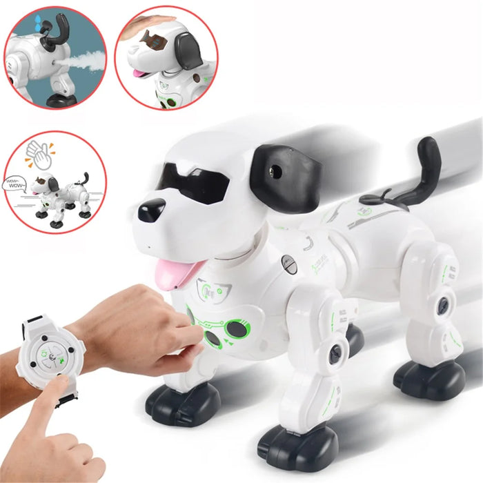 Smart Robot Dog 2.4G Wireless Remote Control Intelligent Talking Robot Dog Interactive Electronic Toy - 7