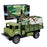 Four-Channel Remote Control Truck Model Toys Simulation Electric Car Toy Military RC Transport Vehicle - Army Green - 1