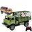 Four-Channel Remote Control Truck Model Toys Simulation Electric Car Toy Military RC Transport Vehicle - Army Green - 4