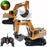 1027 RC Trucks Mini Remote Control Bulldozer 1:24 6CH Tractor Engineering Car with Light Sound - 1