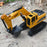 1027 RC Trucks Mini Remote Control Bulldozer 1:24 6CH Tractor Engineering Car with Light Sound - 3
